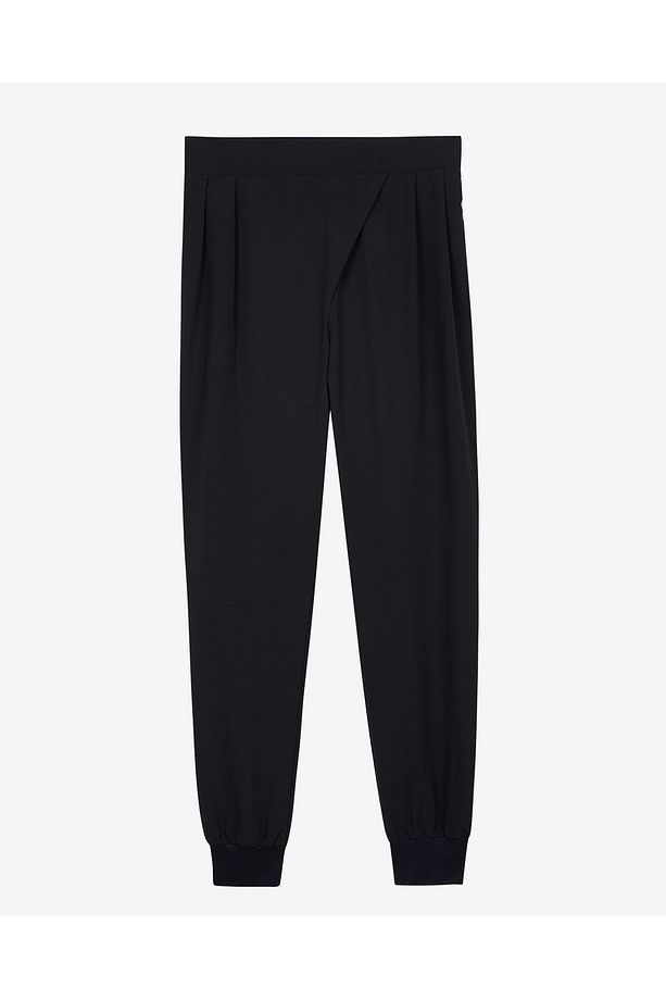 W Micro Coll Daily Jogger Pant Kadın Siyah Eşofman Altı S211078-001 - 6