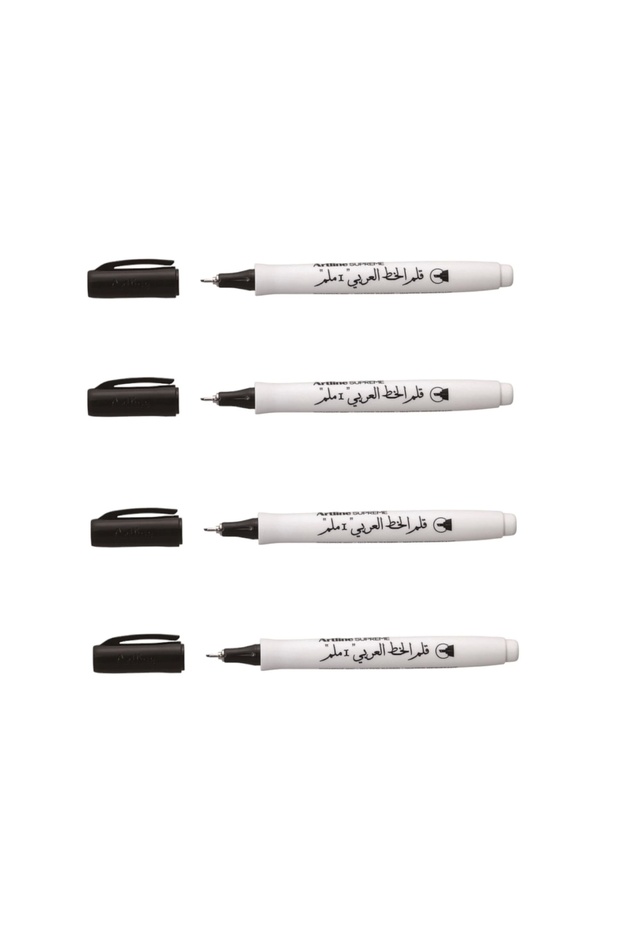 ARTLINE SUPREME CALLIGRAPHY PEN 1.0 ARABIC CALLIGRAPHY PEN TIP: 1.0 mm BLACK (4 Pieces)
