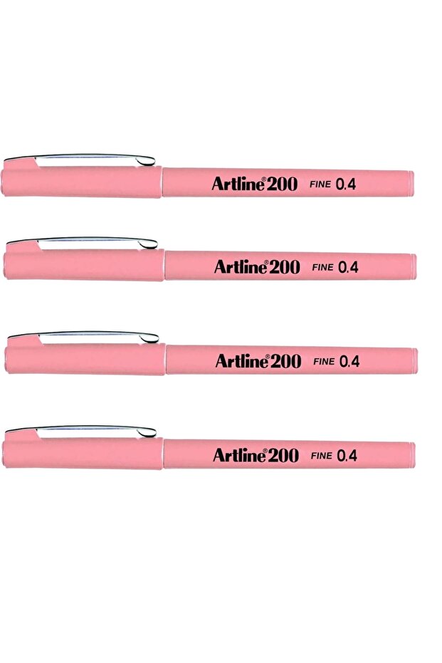 ARTLINE 200N - قلم كتابة ناعم بالمشمش 4 قطع