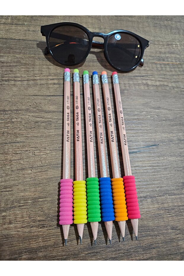 6Pcs Pencil Holder Hb Pencil with Eraser - Fatih Pencil
