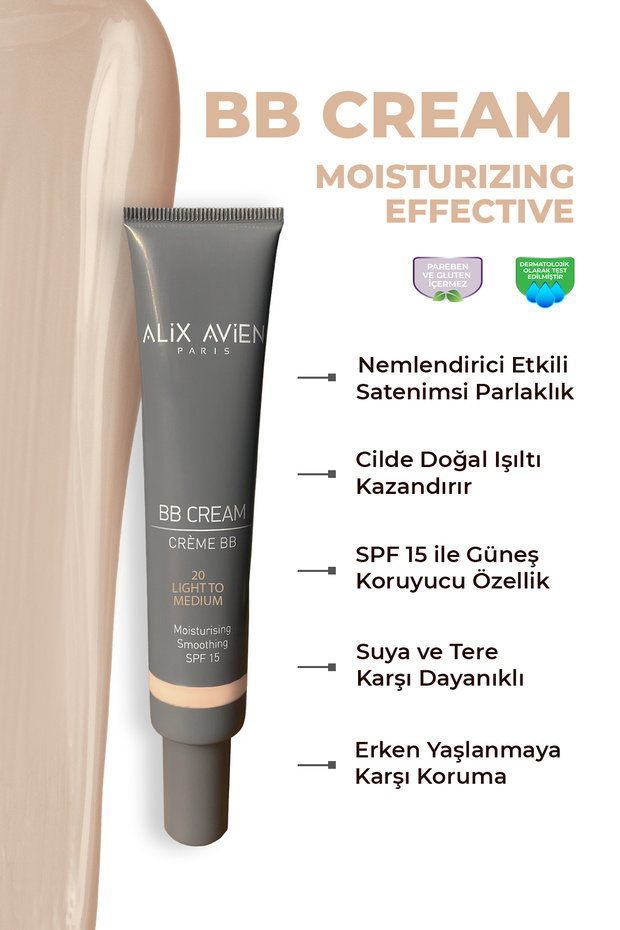 Tinted Moisturizing Light Coverage BB Cream - BB Cream 40 Medium to Dark