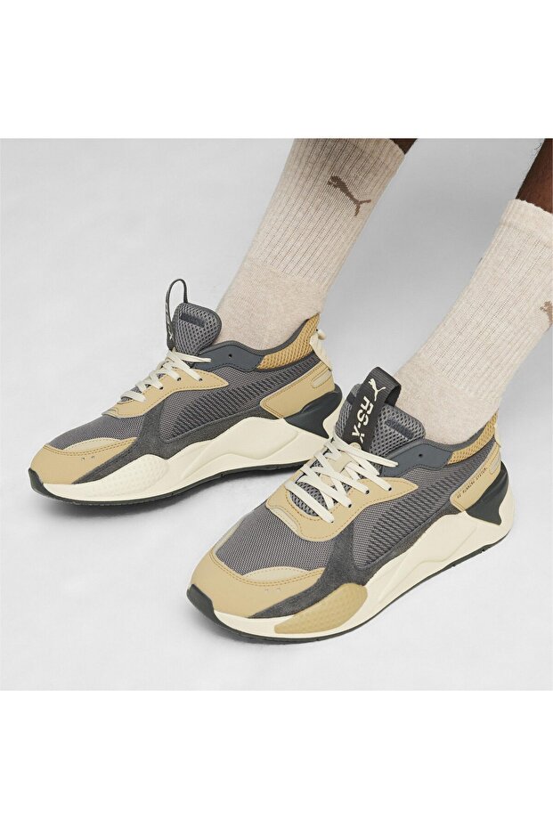 Rs-X Suede Unisex Gri Spor Ayakkabı - 5