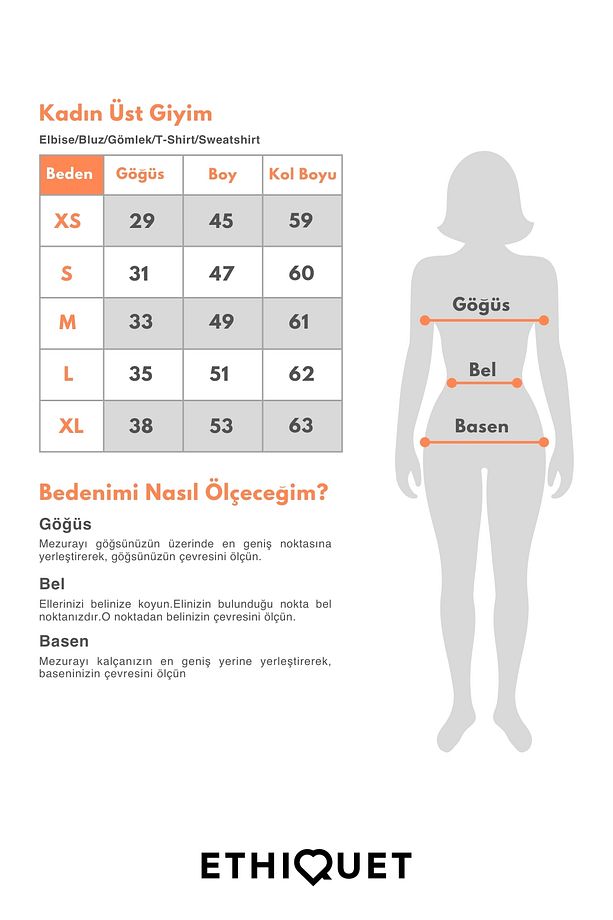 Modest Gıllıs Kadın Regular Fit Normal Kalıp Pamuklu V Yakalı Uzun Kol Basic Grimelanj Bluz - 6
