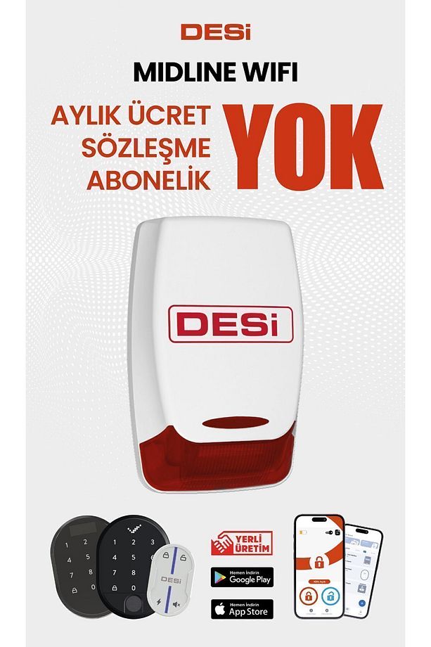 Midline Smart Akıllı Alarm Sistemi (WİFİ-UYGULAMA ILE KULLANIM) - 6