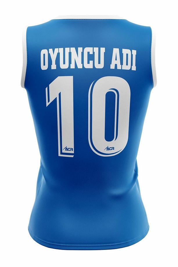 Voleybol Forması Model Star - Kişiye Özel Isim Ve Numara Yazılabilir, Dijital Baskı Tasarım Tek Üst - 2