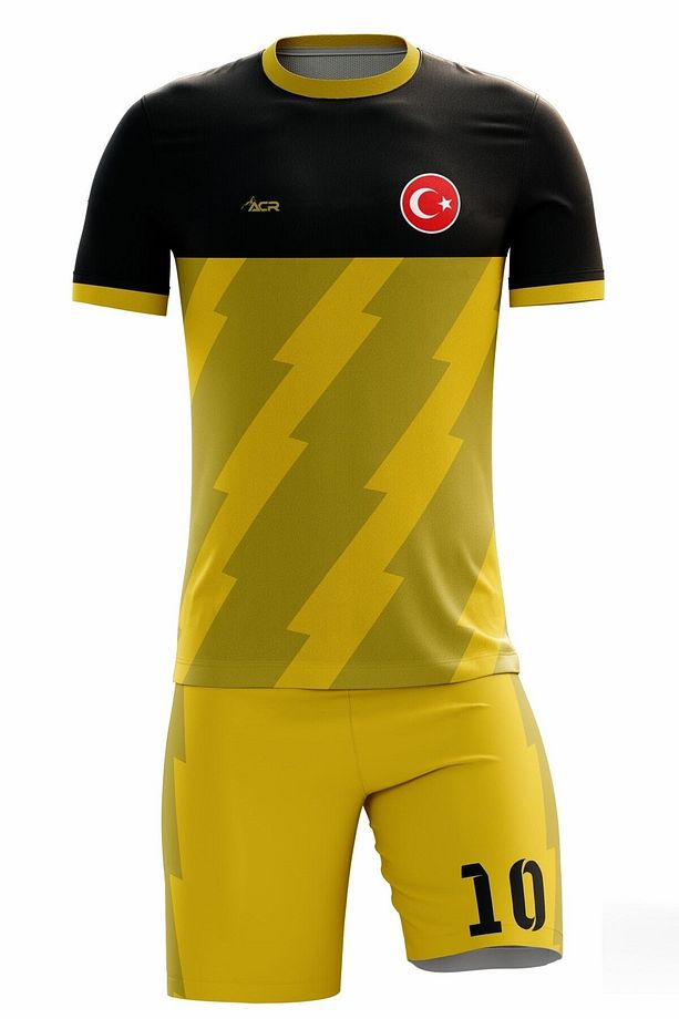 Futbol Forması Tek Üst Waves Model - Kişiye Özel Isim Ve Numara Yazılabilir, Dijital Baskı Tasarım - 1