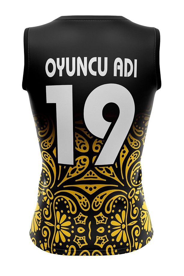 Voleybol Forması Model 720 - Kişiye Özel Isim Ve Numara Yazılabilir, Dijital Baskı Tasarım Tek Üst - 2