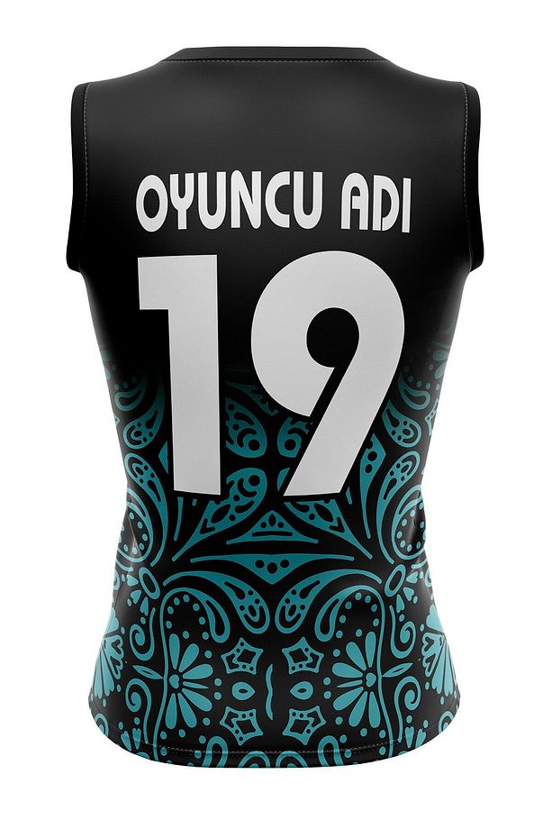 Voleybol Forması Model 720 - Kişiye Özel Isim Ve Numara Yazılabilir, Dijital Baskı Tasarım Tek Üst - 2
