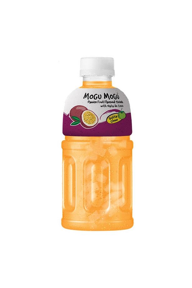 Mogu Mogu Passion Fruit Flavored Drink with Nata de Coco 320ml - 1