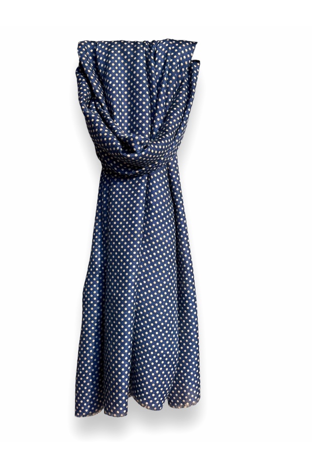 Yün İpek Baskılı Atkı - 1