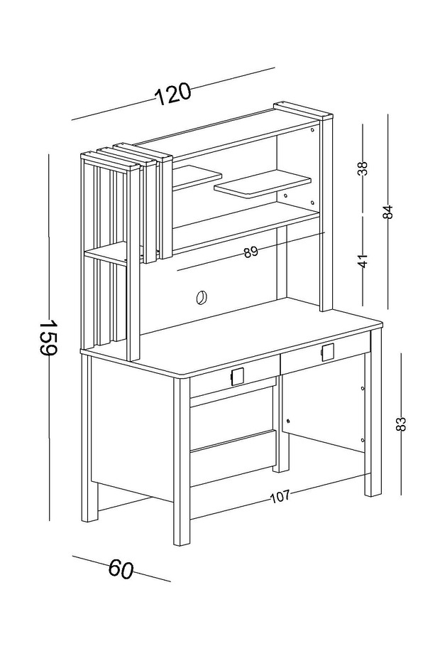 Huga Çalışma Masası - 7
