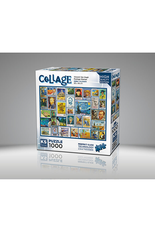 Pullar Postage Stamps 1000 Parça Puzzle - 3