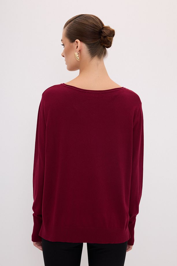 Basic Oversize Triko Kazak - 7