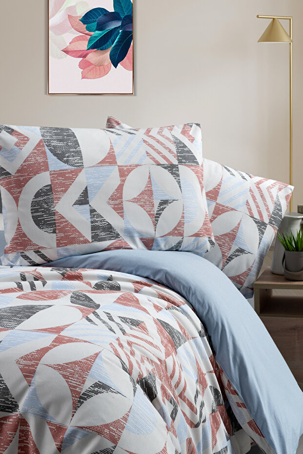 Double bedding set quadra multicolor - 200x220 - 5