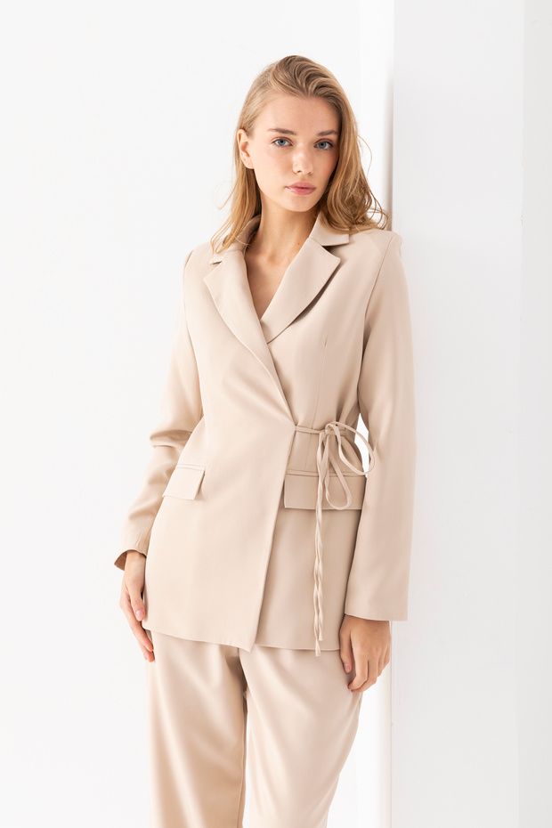 بدلة سترة مزدوجة الصدر - 5