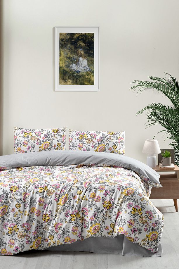 Flora Tek Kişilik Nevresim Takımı - 5