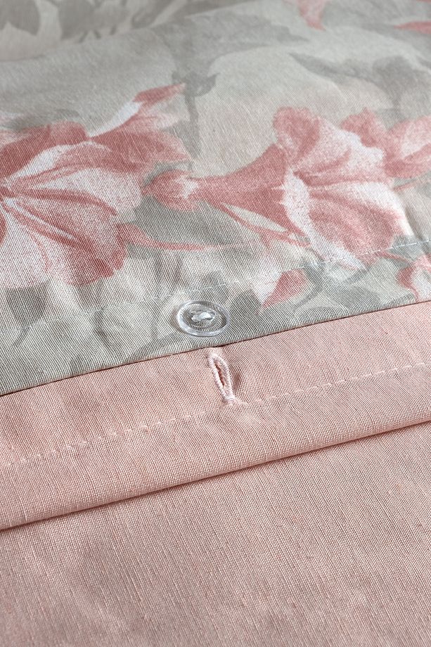 Çift Kişilik Nevresim Takımı Lıly Krem - 200x220 - 7