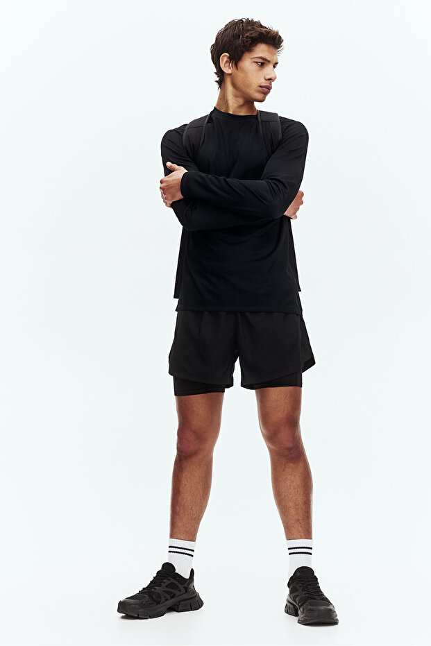 Çift Katlı Spor Şortu DryMove™ - 1