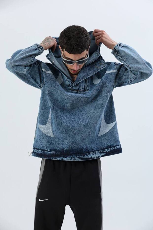 Oversize Unisex Kot Sweatshirt - 4