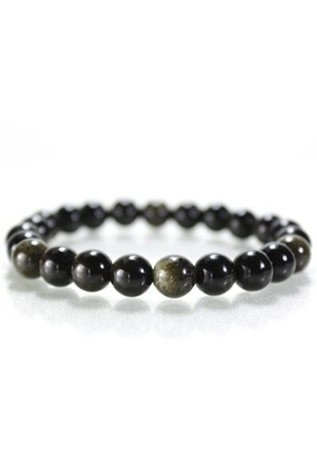 Obsidian Bracelet - Obsidian Stone Bracelet