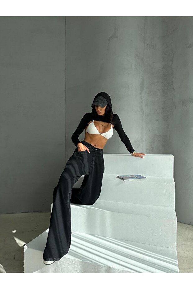 بنطلون جينز بالازو مناسب - 2