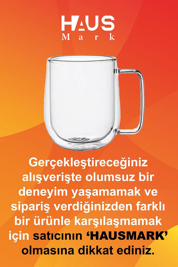 Çift Cidarlı 250 ml Kulplu Kupa Çift Katlı Isı Yalıtımlı Bardak - 2