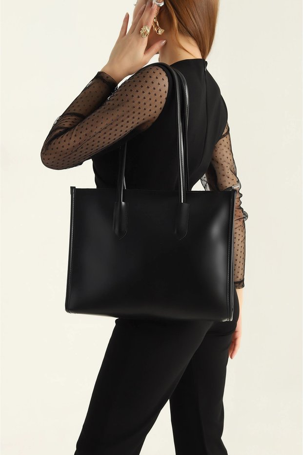 Women's Zippered Long Handle Shoulder Bag Cty-Lbn-3451