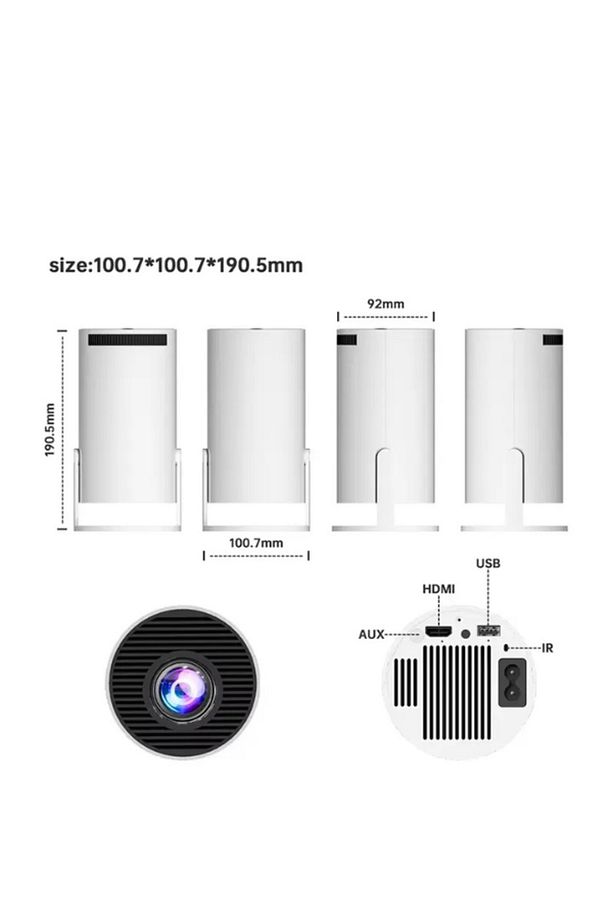 X30 Max Taşınabilir Oyunlu 4K Google TV Ev Sinema Projeksiyonu Android 11 Wifi Projektör Ve GamePad - 6
