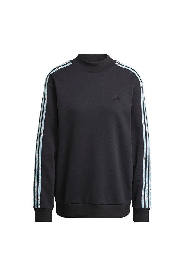 W Anml 3s Swt Kadın Siyah Sweatshirt Iy1661 - 3