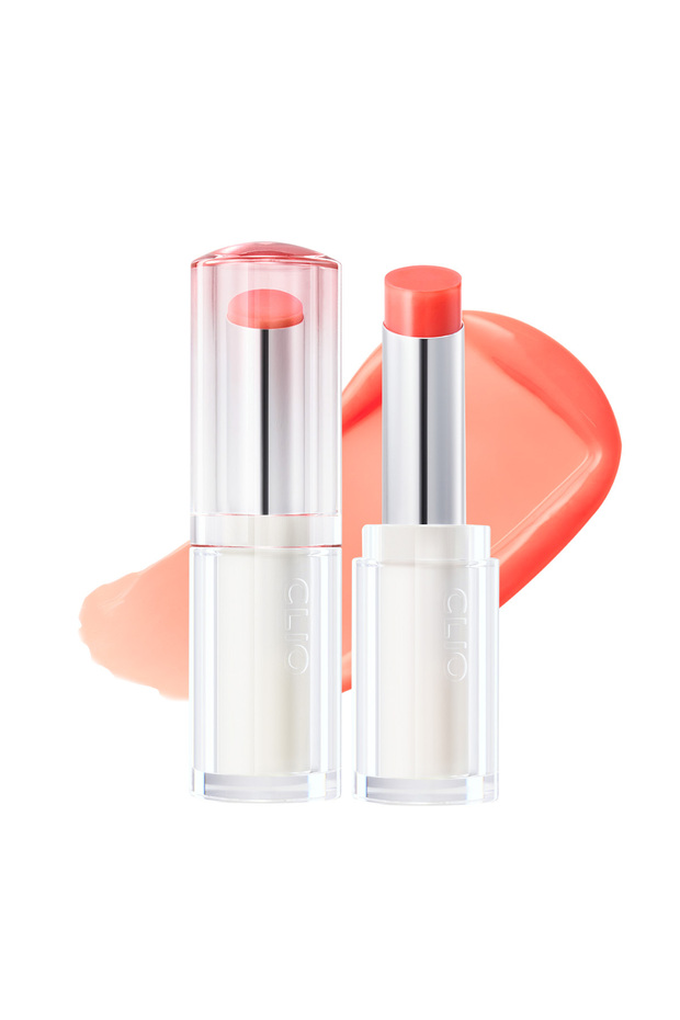Intensely Pigmented and Shimmering Lip Balm Clio Crystal Glam Balm (02 Honey Apricot)