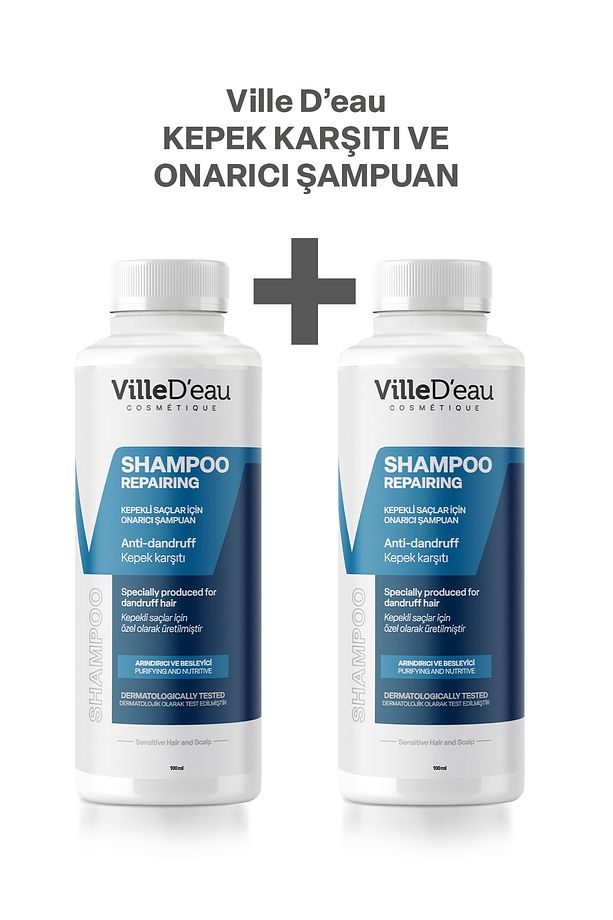 2 Adet Kepek Kaşıntı Veeğzama Karşıtı Şampuan 100 ml [seyahat Boyu] - 1