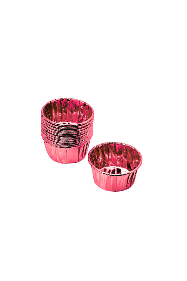 Red Metallic Pet Carton Capsules - 50 Pieces