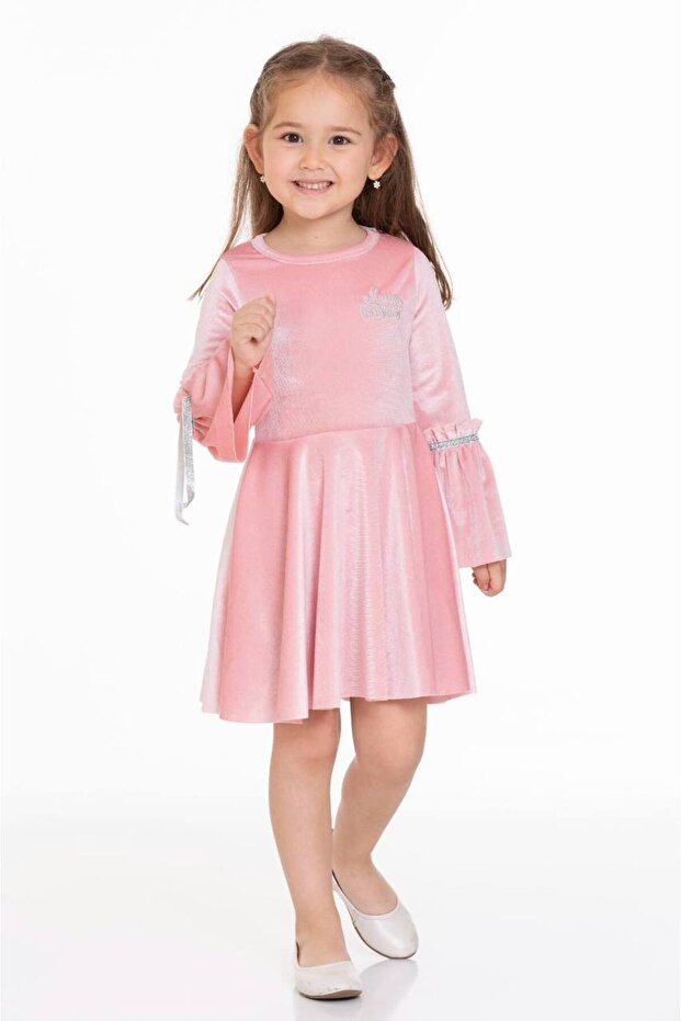 İnce kadife elbise - 1