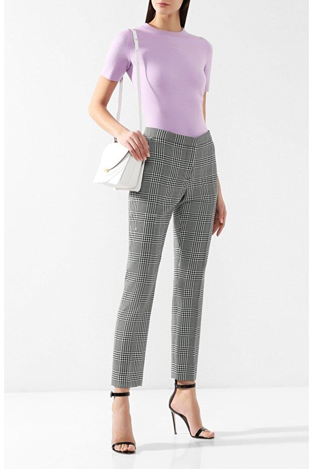 Bisiklet Yaka Kısa Kol Basic Kaşmir Triko Kazak - 2