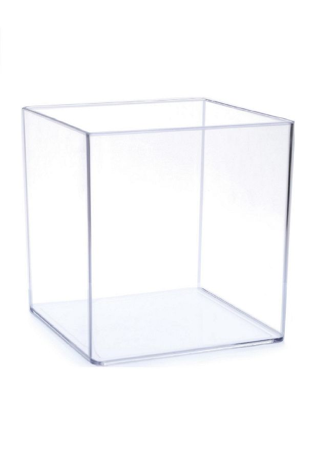 Betta Kabı 2,8 Lt. 15x15x15 Cm. Beta Su Kaplumbağası Karides Beta Kabı Betta Balık Kaplumbağa Fanusu - 4