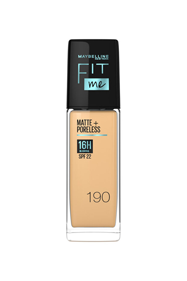 Fit Me Matte & Poreless Foundation 16H Oil Control with SPF 22 - 190