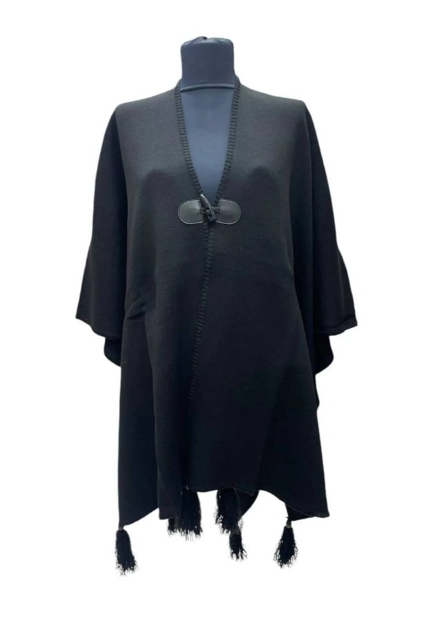Knitwear Steel Knit Thick Mother Shoulder Scarf Shawl Poncho