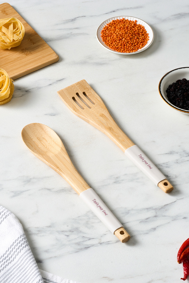 Harmony 2 Parça Ahşap Servis Seti - 1