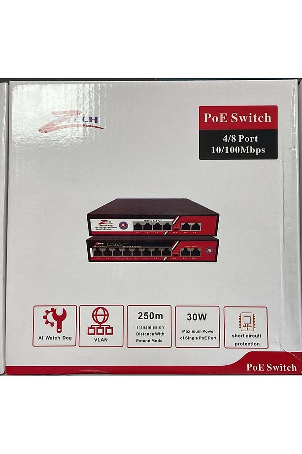 Zr-1008 8 2 Poe Swıtch 125w Megabıt Watchdog - 3