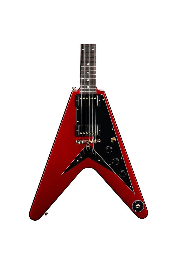 Exclusive Flying V Elektro Gitar (Ruby Red Sparkle) - 2