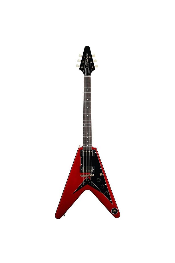 Exclusive Flying V Elektro Gitar (Ruby Red Sparkle) - 1