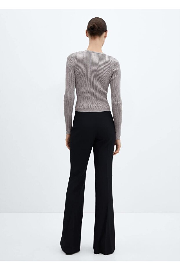 İnce triko hırka - 4