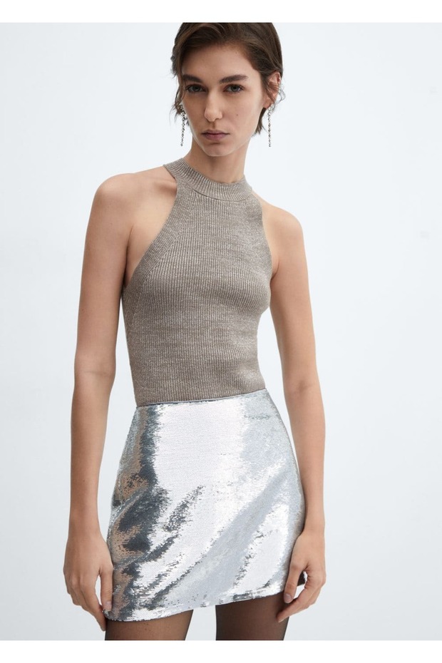 Lureks Halter Yaka Bluz - 1