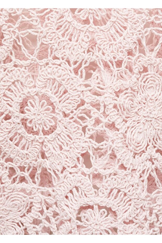 Dantel kısa kazak - 5