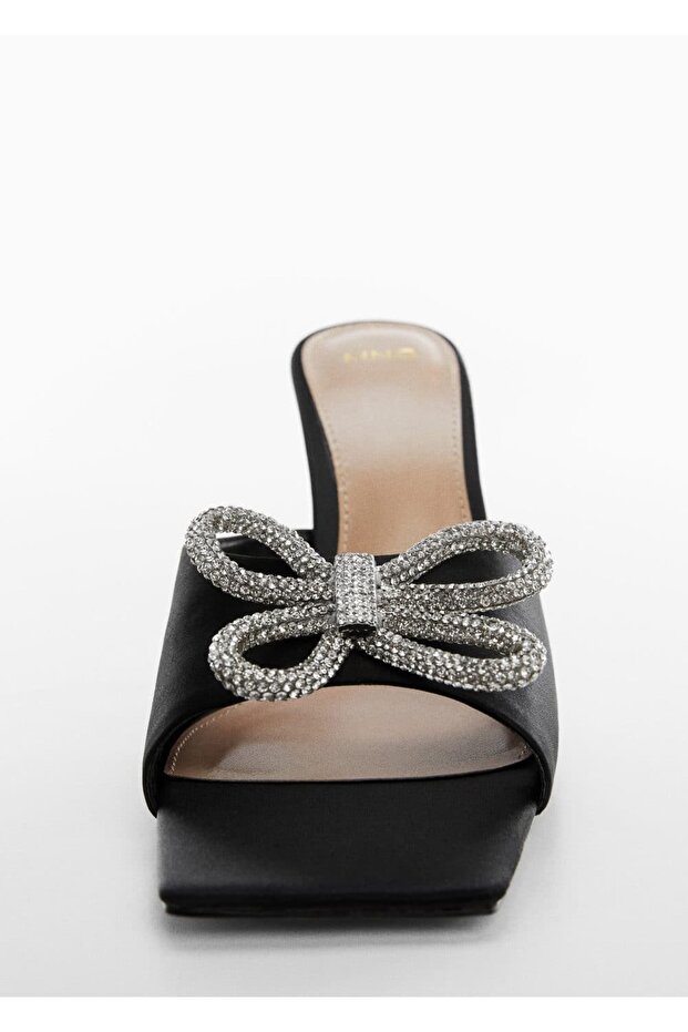Strass-Sandalen mit Absatz - 3