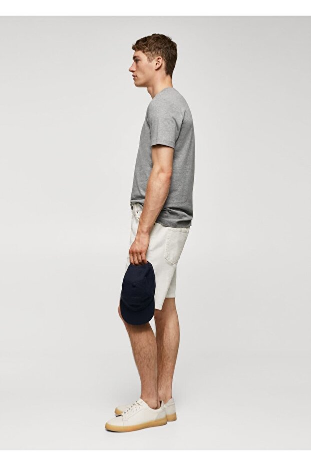 Basic Streç Pamuklu Tişört - 6