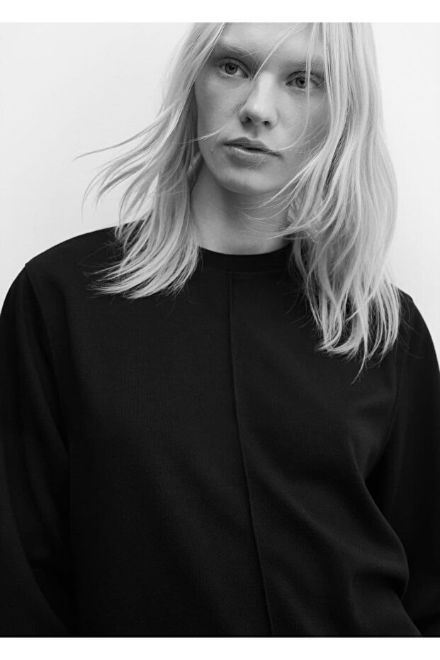 Dekoratif dikişli sweatshirt - 6