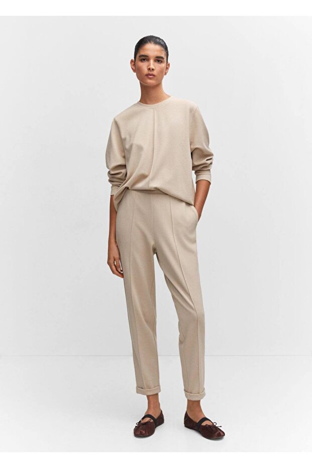 Dekoratif dikişli sweatshirt - 2