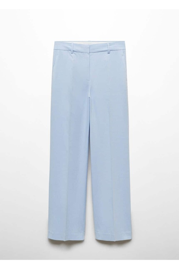 Pantaloni din material lyocell - 3