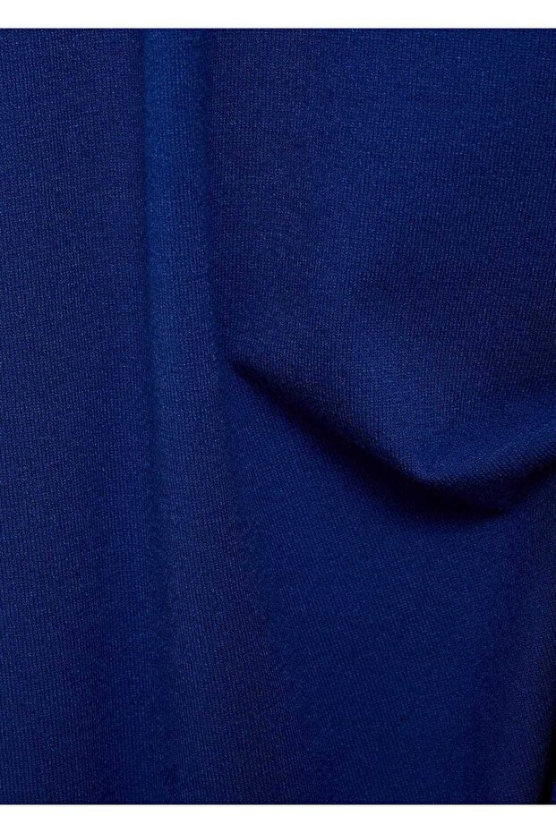 Perkins Yakalı Triko Elbise - 7